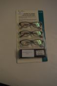 *READY READER GLASSES 3PK +1.75