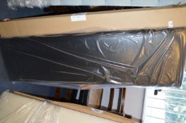 *Black Faux Leather Double Headboard