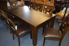 *NINE PIECE SAMSON DINING SUITE
