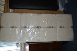 *Cream Faux Suede King Size Headboard