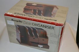*WOODEN DESK ORGANISER