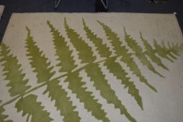 *Fern Leaf Pattern Rug 160x130cm