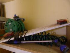 Trailer Lighting Board and a Stretch Hosepipe with Lance