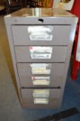 Six Drawer Metal Filing Cabinet