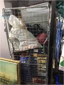 Trolley Containing Books, Electrical Appliances, Bric-a-Brac, etc.