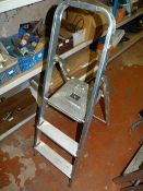 Pair of Two Trea Aluminium Steps