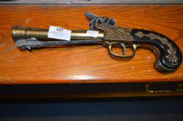 Brass Ornamental Pistol