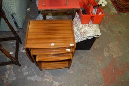 Teak Nest of Three Tables