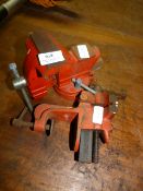 Two Model Makers Vices