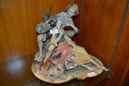 Large Italian Porcelain Figurine