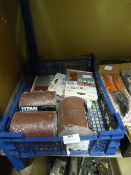 Assorted Bosch and Titan Abrasive Papers