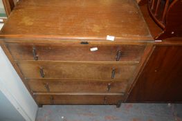 Oak Four Height Chest of Drawers