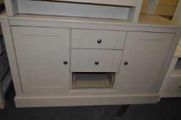 *Grey Sideboard with Two Doors and Three Drawers