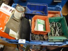 Assorted Abrasive Papers, Tap Washes, Split Pins, etc.