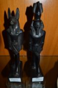 Two Carved Stone Figurines 