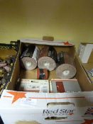 Box of Bosch and Titan Abrasive Papers