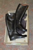 Pair of Black Riding Boots Size:8
