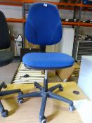 Gas Lift Office Chair (Blue)