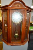 London Clock Company Oak Cased Wall Clock