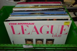 Box of LP Records Mostly 80s Artists