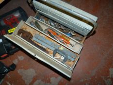 Cantilever Toolbox Containing Assorted Engineers and Others Tools