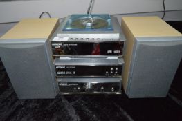Hitachi Compact CD, Radio and Amp Model:AXM-130