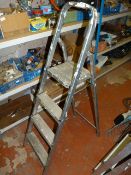 Pair of Three Tread Aluminium Steps