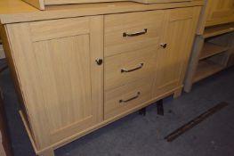 *Light Oak Sideboard with Two Door and Three Drawers
