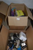 *Two Boxes Containing Digital Cameras, Children's Toys, Novelties, etc.