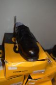 *Pair of Black Leather Safety Shoes Size: 9