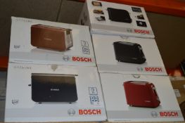 *Five Assorted Bosch Toasters