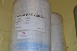 *2.1x50m Roll of Reinforced Polythene Sheeting