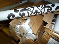 Seven Rolls of Caramel Creations Wallpaper (Black & White)