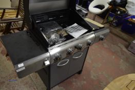 *Gas Fired Four Burner Barbeque