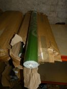 Seven Rolls of Caramel Creations Wallpaper (Green & Silver)