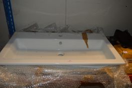 *White Ceramic Sink Unit