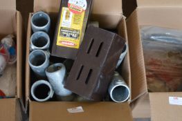 *Assorted Post Brackets and Straight Tubular Connectors