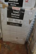 *Flat Chrome Towel Radiator