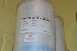 *2.1x50m Roll of Reinforced Polythene Sheeting