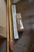 *Spur Shelving Brackets and Two Curtain Poles