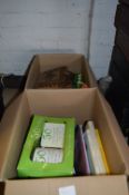 *Two Boxes Containing Cookery Books, Novelties, Children's Toys, etc.
