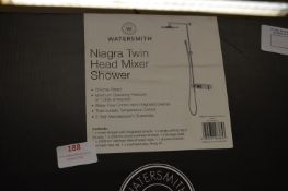 *Two Watersmith Niagara Twin Shower Head Mixers