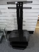 *Black TV Stand with Two Shelves