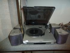 *Kenwood Turntable and Four Sony Speakers