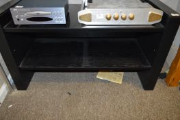 *Black Ash Two Tier TV Stand