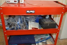 *Three Tier Engineers Trolley (Red)