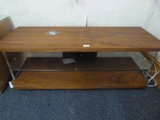 *Techlink Model AL110W Walnut and Glass TV Stand