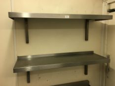 2 Stainless Steel Shelves