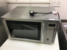 Buffalo Stainless Steel Microwave