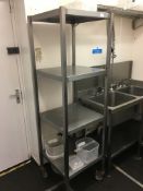 4 Tier Stainless Steel Shelf